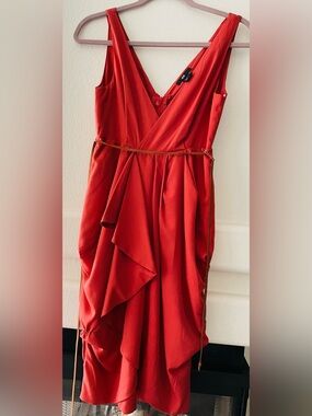 H &M Draped V-Neck Women's Dress